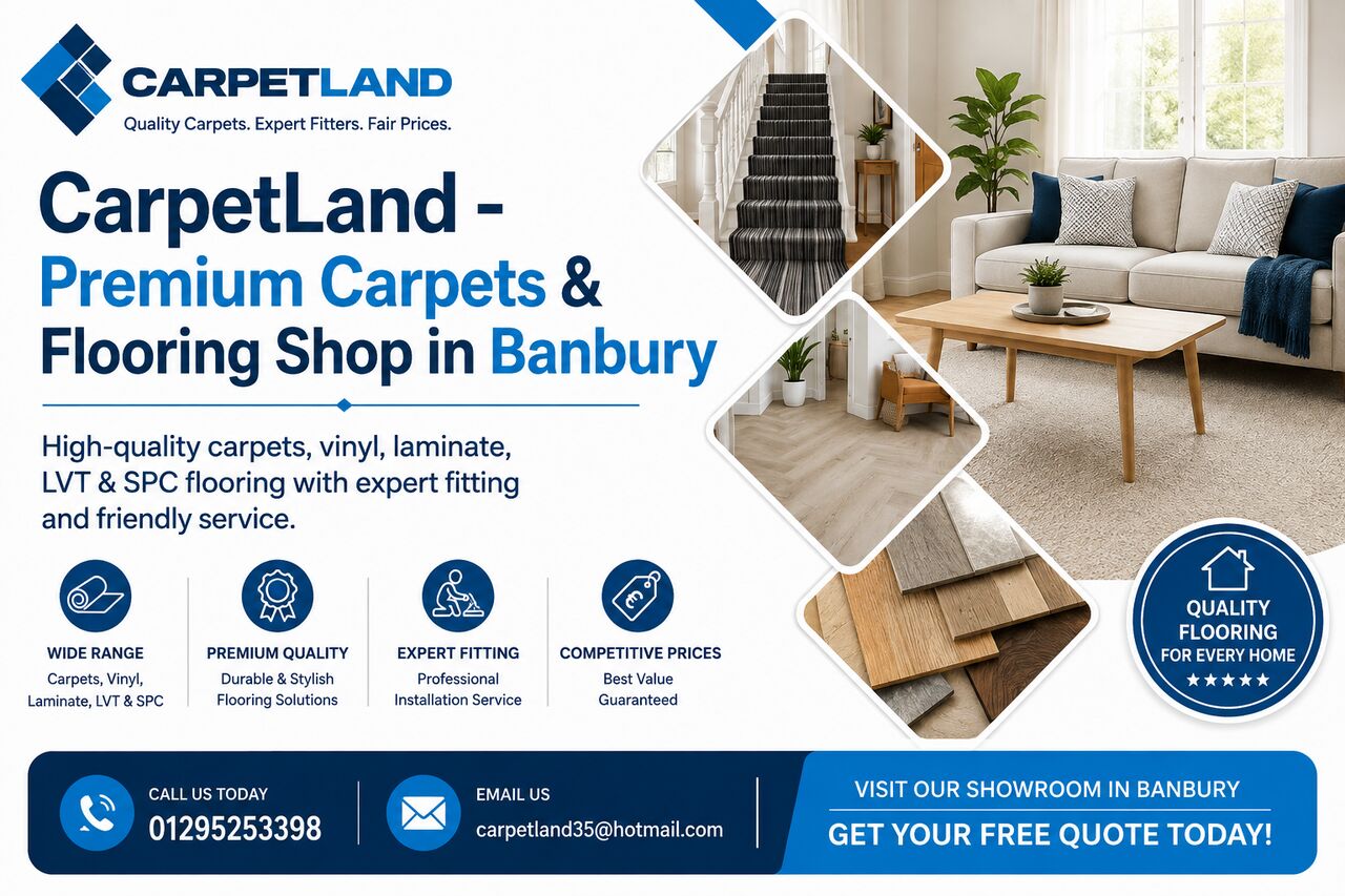 London, Business, CarpetLand - Premium Carpets & Flooring Shop In Banbury