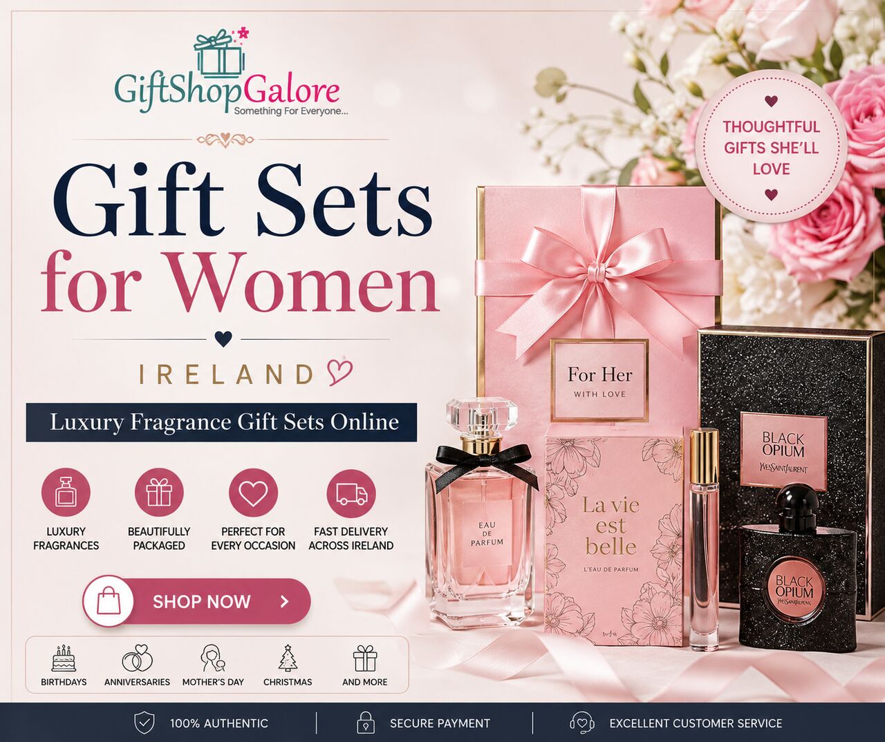 Dublin, Perfumes & Fragrances, Gift Sets For Women Ireland | Luxury Fragrance Gift Sets Online