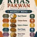 Homemade Food - Weekly Menu - Available