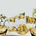AUD 1300,  The Perfect Wedding Gift: Handcrafted Brass Dinner Set That Lasts Generations