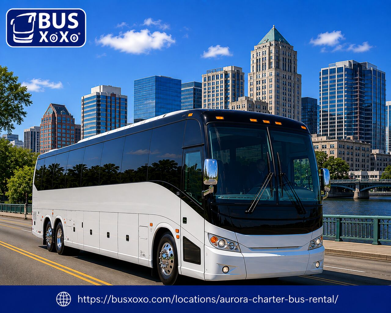 New York, Travel, Affordable Aurora Charter Bus Rental With Professional Drivers