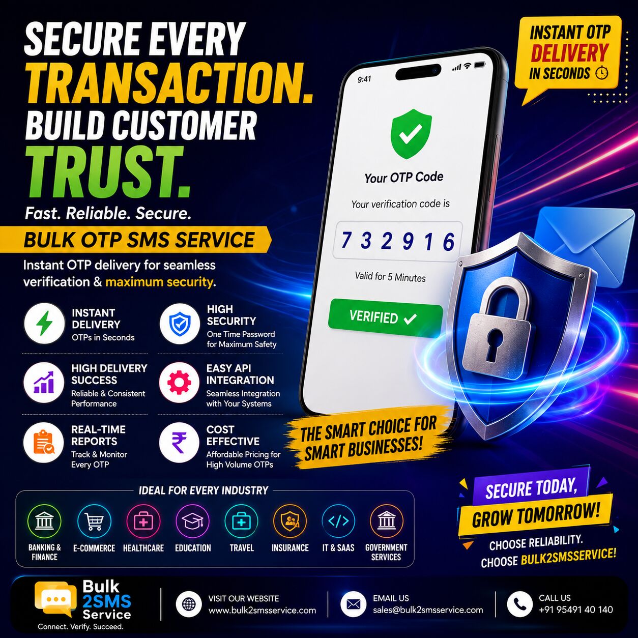 Mumbai, Computer, Best OTP SMS Service Provider In India