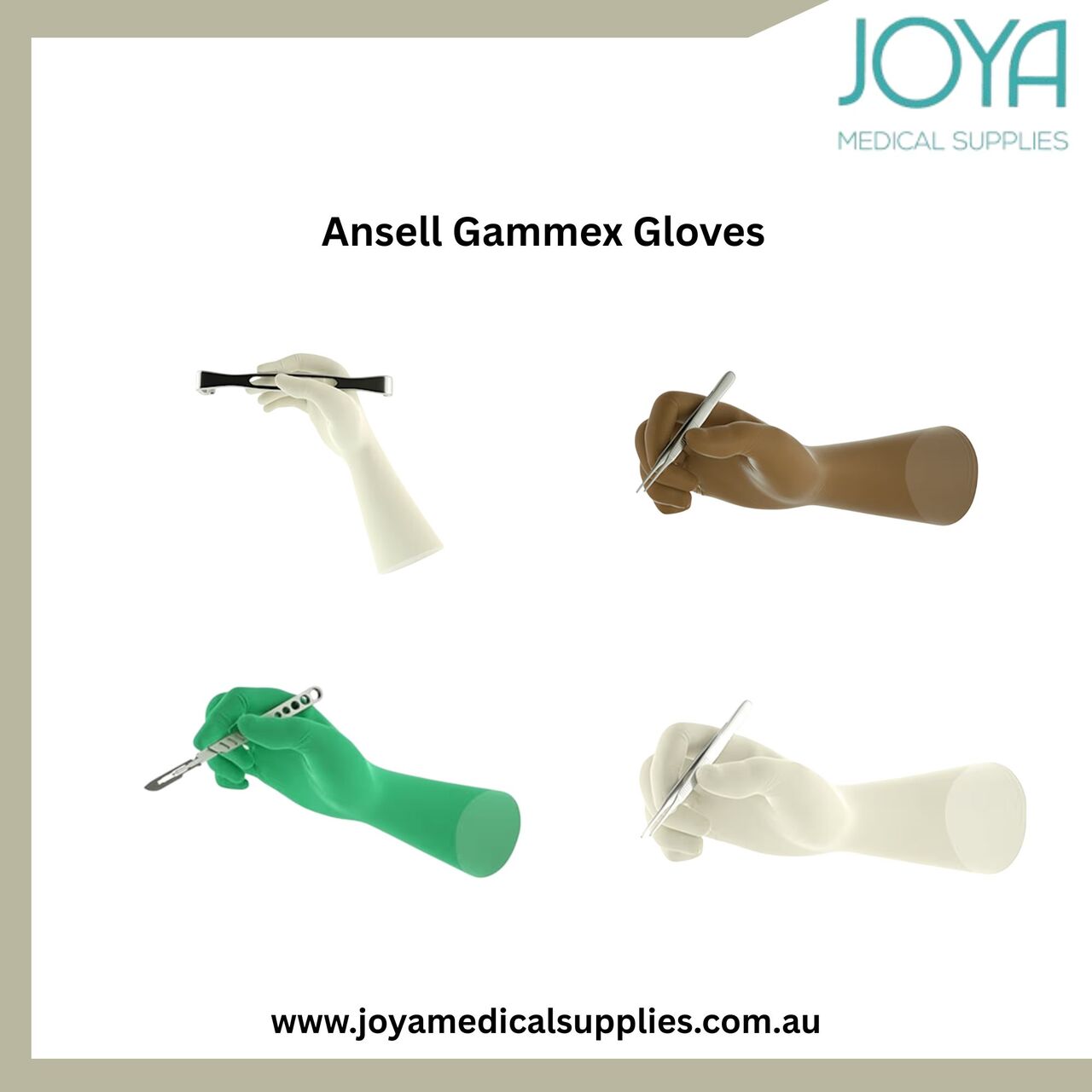 Sydney, Health & Beauty Items, Buy Ansell Gammex Gloves In Australia - Joya Medical Supplies