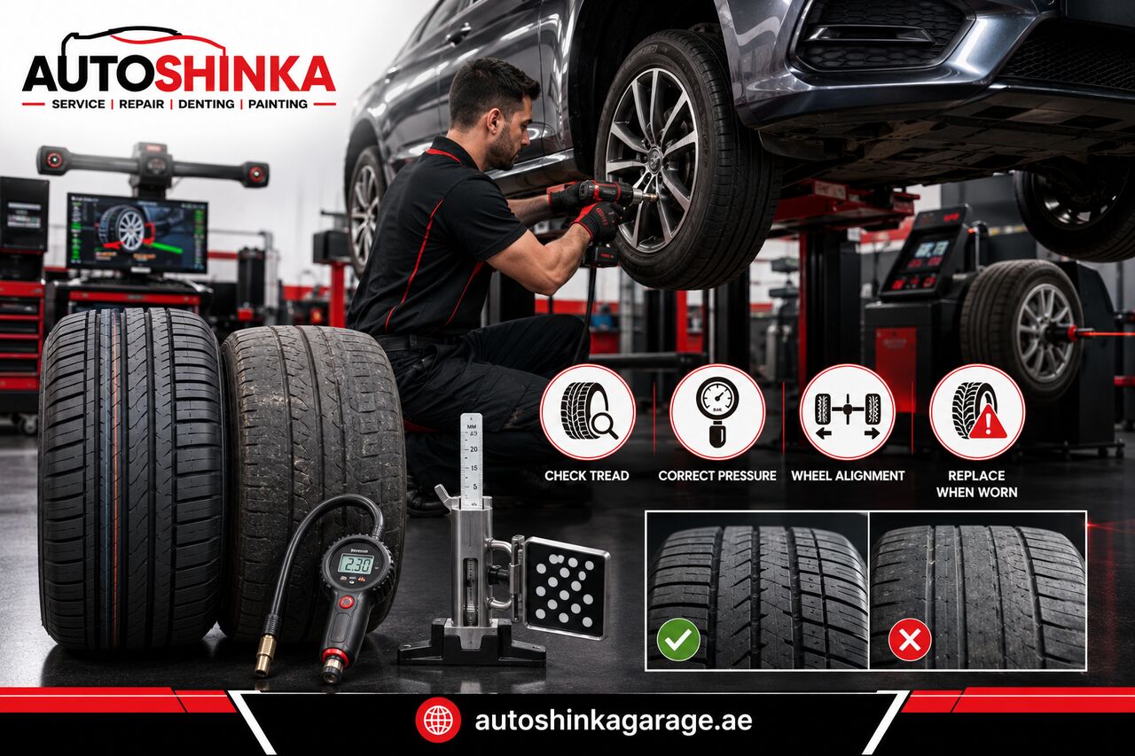 Dubai, Automotive, Tyre Tread Depth Explained: How To Check It Safely At Home