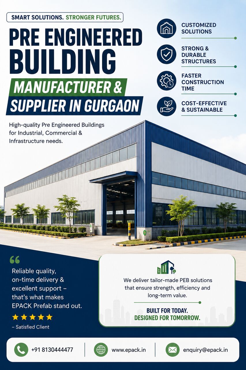 Greater Noida, Construction, Pre Engineered Building Manufacturer & Supplier In Gurgaon