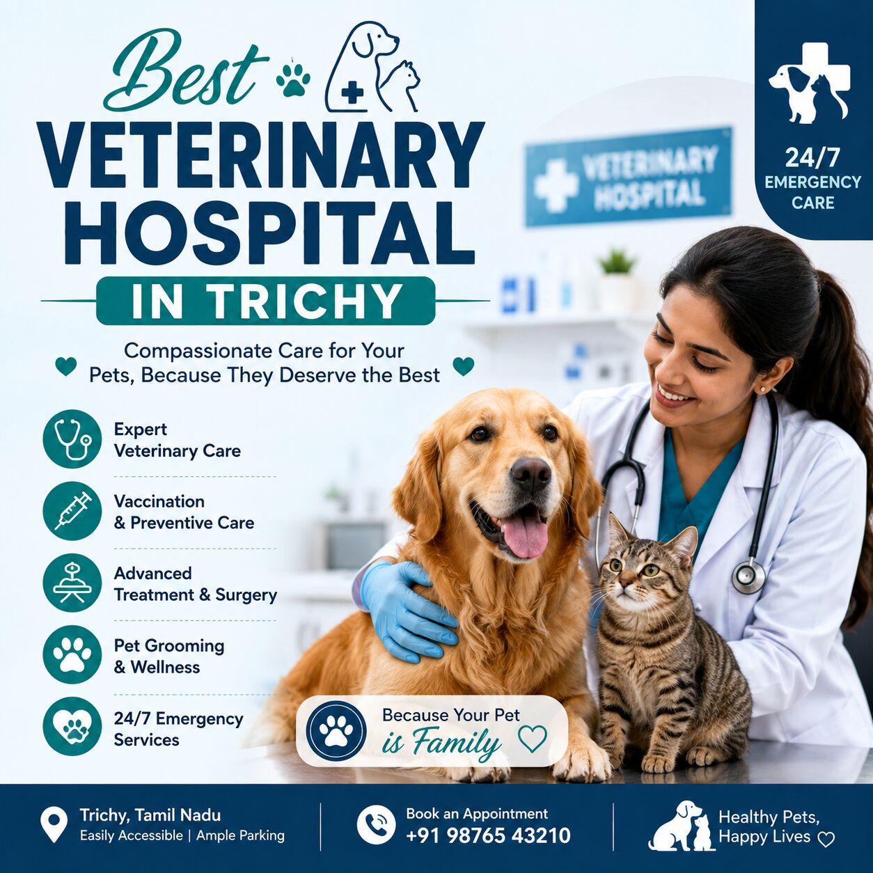 Mumbai, Health, Best Veterinary Hospital In Trichy