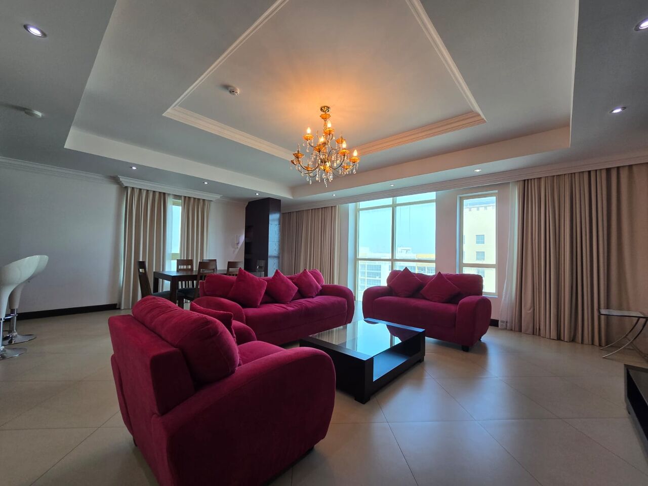 Segaya, Apartments, Flats, Houses & Villas, BHD 550/month,  Furnished,  3 BR,  Apartment For Rent In Segaya | Housekeeping | Premium Facilities