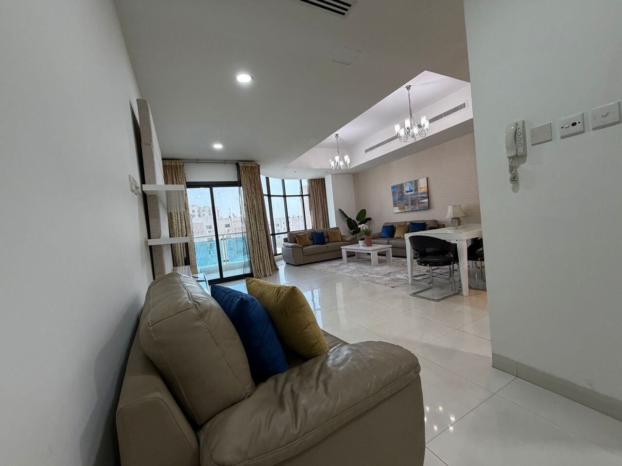 Mahooz, Apartments, Flats, Houses & Villas, BHD 550/month,  Furnished,  3 BR,  Apartment For Rent In Mahooz | Near Tropicana | Balcony