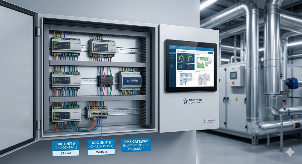Riyadh, Air Conditioning, Smart HVAC Control With DDC And BMS Solutions
