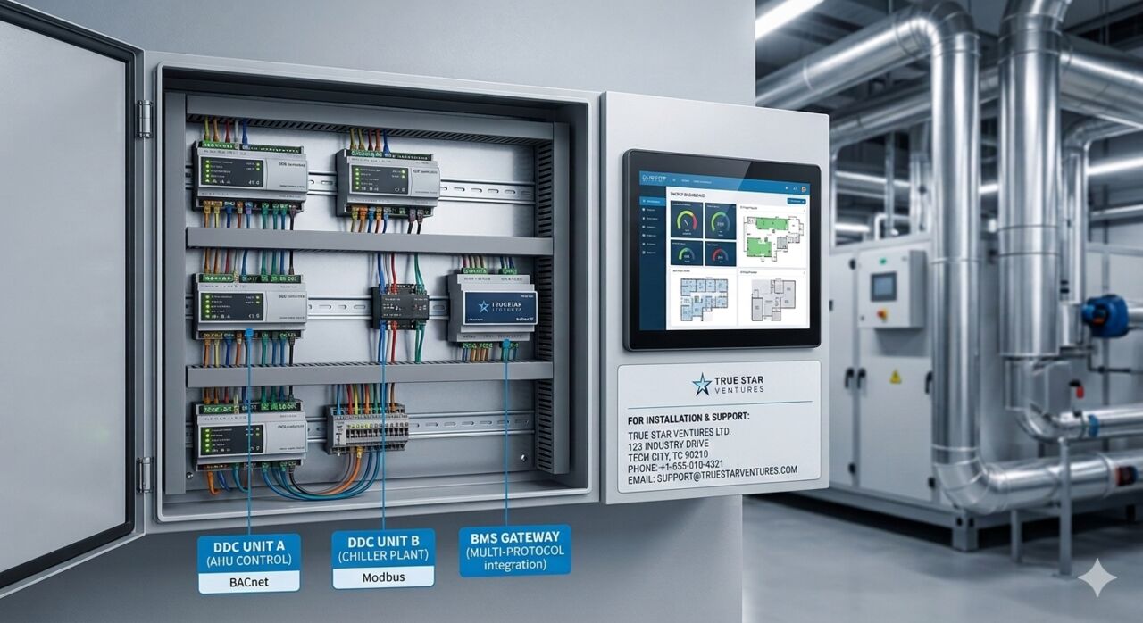 Riyadh, Air Conditioning, Smart HVAC Control With DDC And BMS Solutions