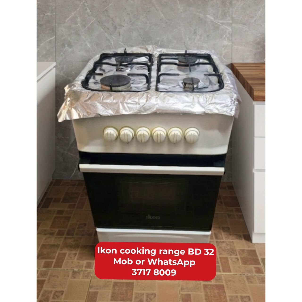 Manama, Appliances, BHD 32,  🌍🌐Ikon Cooking Range In Good Condition For Sale With Delivery
