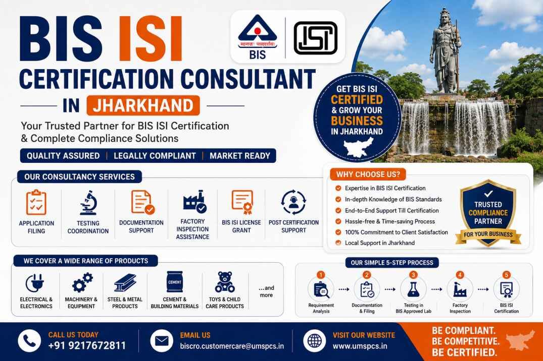 Jharkhand, Legal, How To Get ISI Certification In Jharkhand?