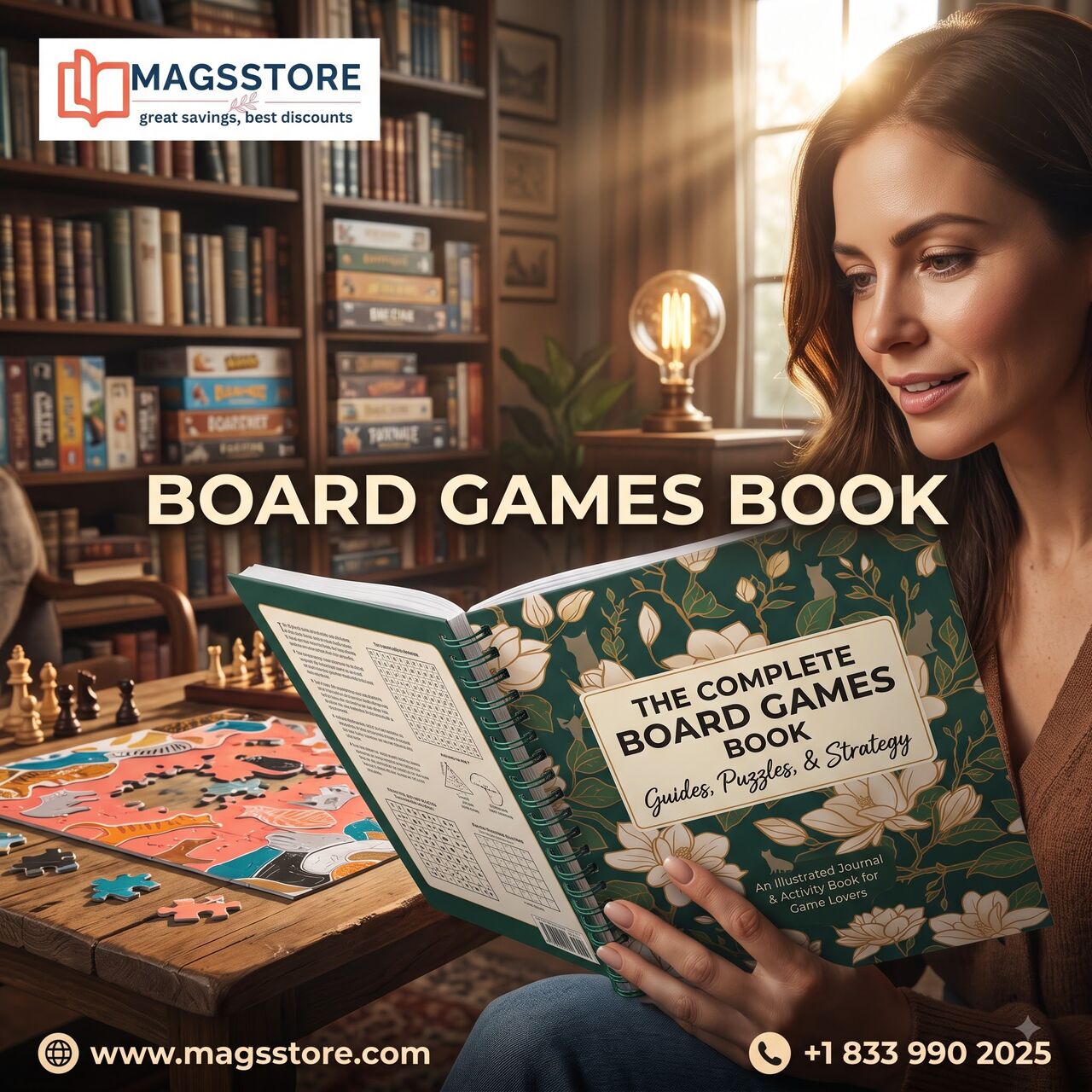 New York, Travel, Board Games Book For Strategy And Family Fun