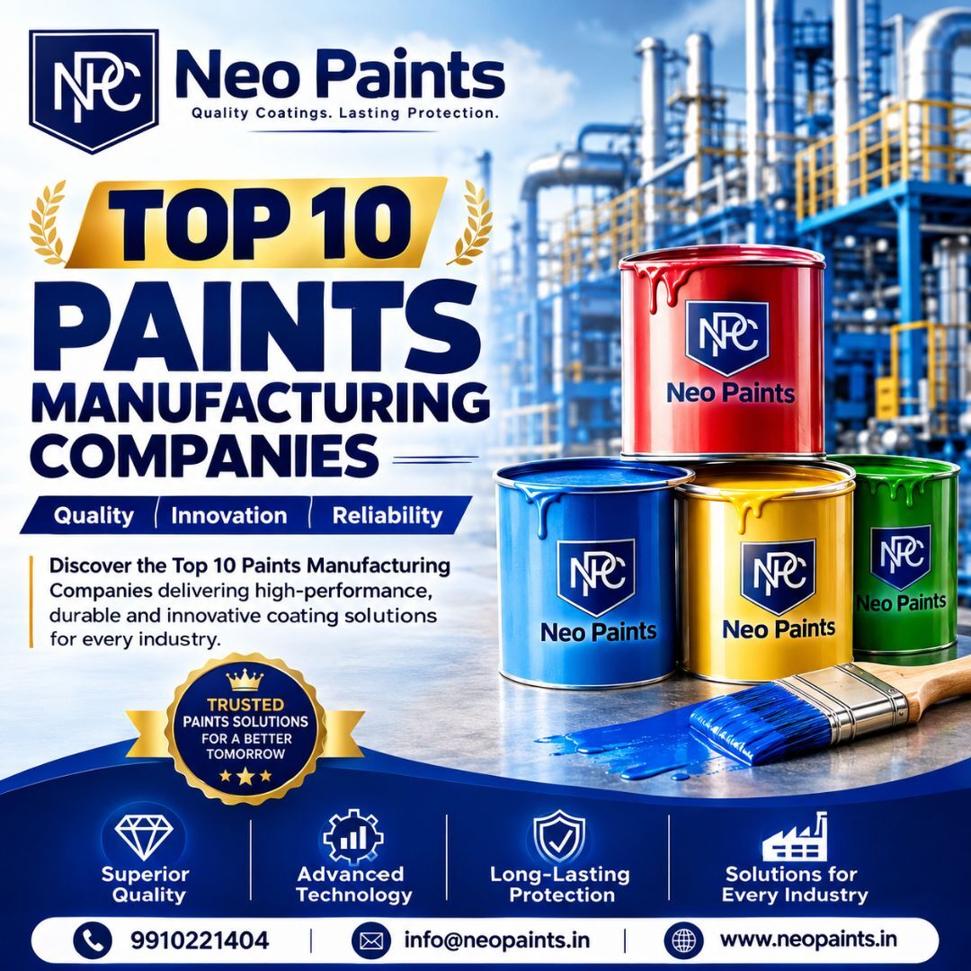 New Delhi, Materials, Top 10 Paints Manufacturing Companies For Quality Coatings | Neo Paints