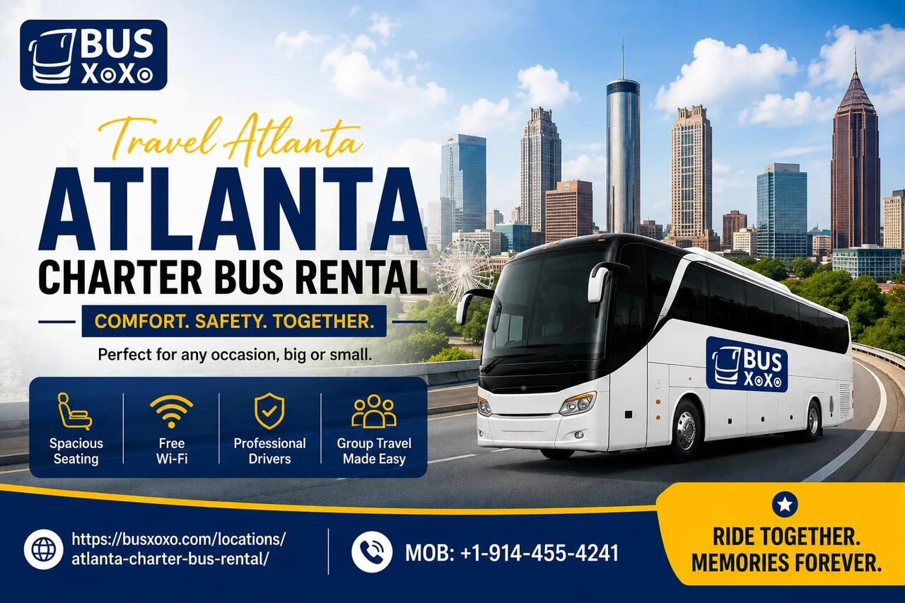 New York, Travel, Comfortable Atlanta Charter Bus Rental For Every Occasion