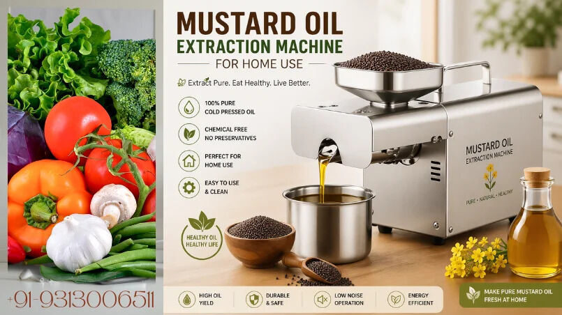 New Delhi, Machinery, Top 10 Mustard Oil Extraction Machine For Home & Their Prices