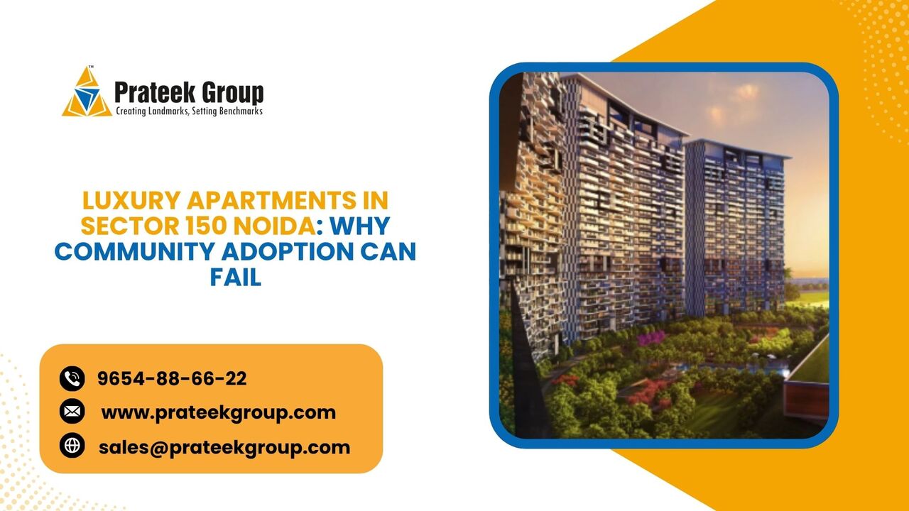 Lucknow, Real Estate, Luxury Apartments In Sector 150 Noida: Why Community Adoption Can Fail