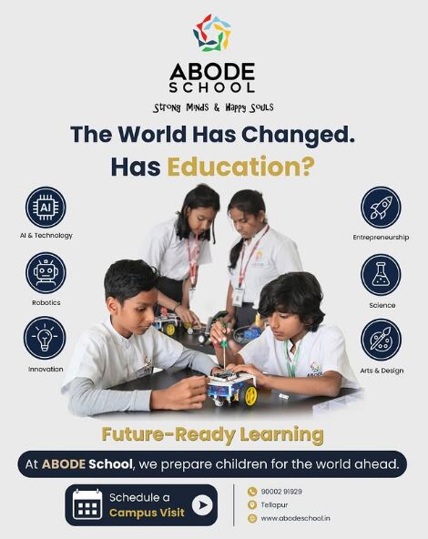 Hyderabad, Education, Best School In Tellapur, Hyderabad | Future-Ready Learning At ABODE School