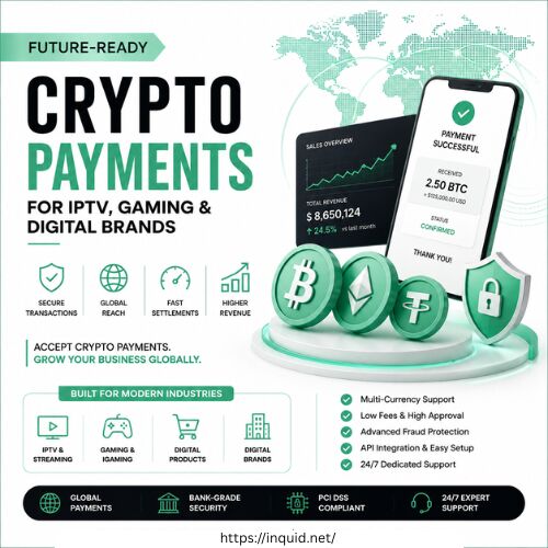 Los Angeles, Businesses For Sale, Future-Ready Crypto Payments For IPTV, Gaming & Digital Brands