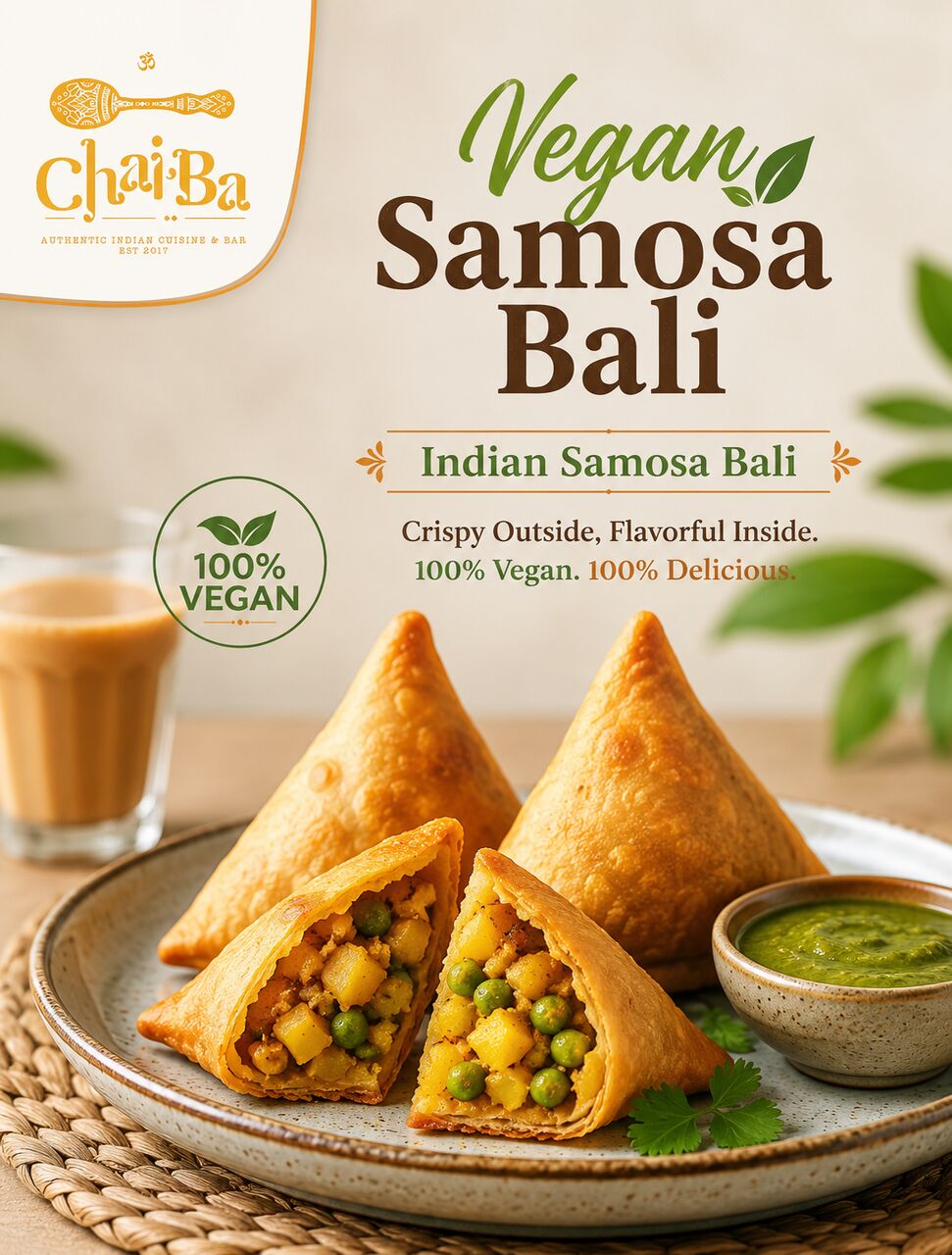 Jakarta, Restaurants, Vegan Samosa Bali Fresh Indian Snack Delight
