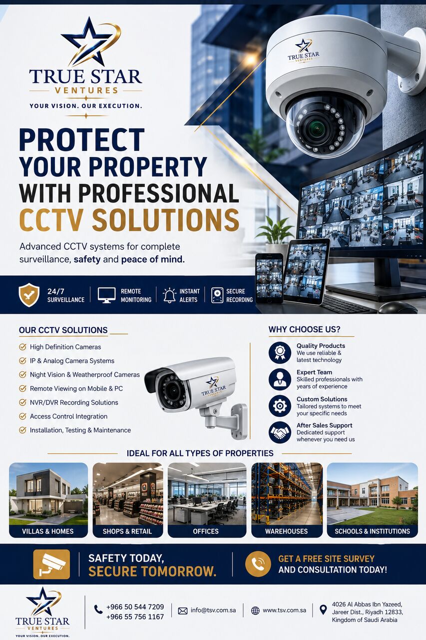 Riyadh, Computer, CCTV And Security Systems