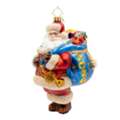 USD 99,  Christopher Radko Santa Ornaments &ndash; Handcrafted European Glass Collectibles
