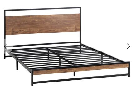 Sydney, Furniture, AUD 178,  Industrial King Bed Frame &ndash; Rugged Style With Lasting Strength