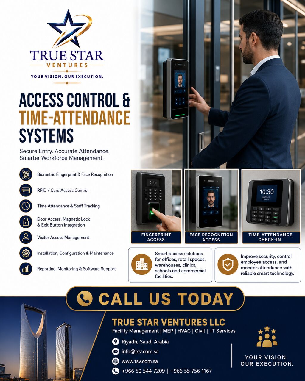 Riyadh, Computer, Access Control And Time Attendance Systems