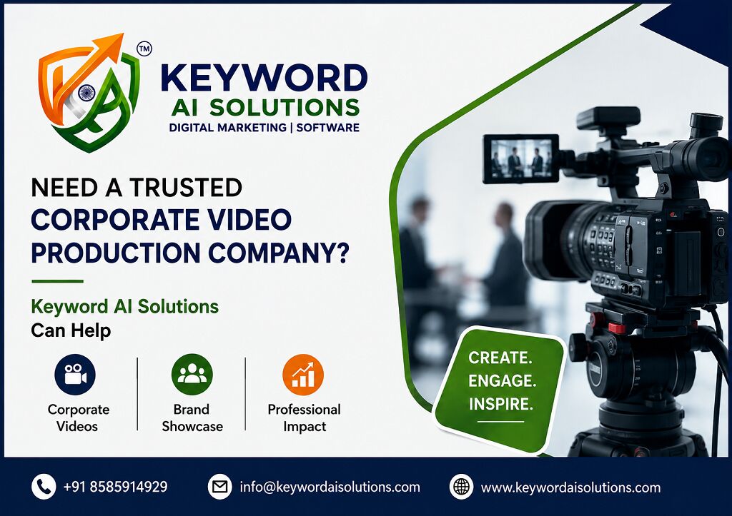 Greater Noida, Business, Need A Trusted Corporate Video Production Company? Keyword AI Solutions Can Help