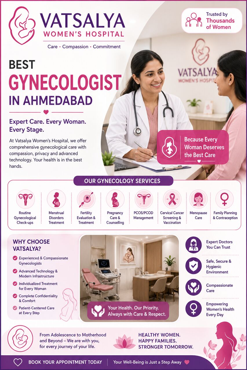 Ahmedabad, Health, Best Gynecologist In Ahmedabad - Vatsalya Women&rsquo;s Hospital