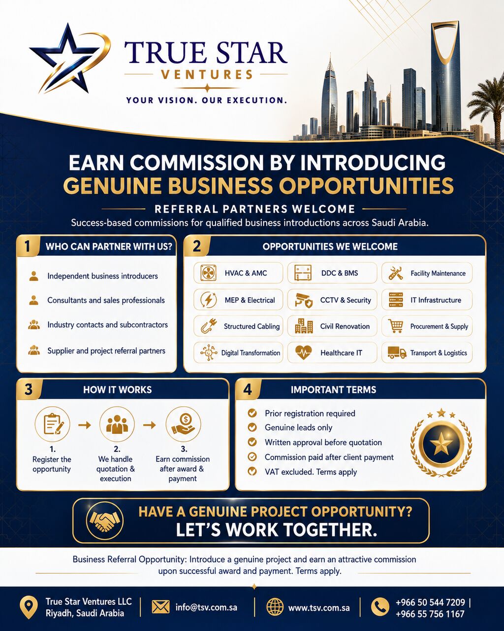 Riyadh, Business, Business Referral Partners Wanted Earn Commission In Saudi Arabia