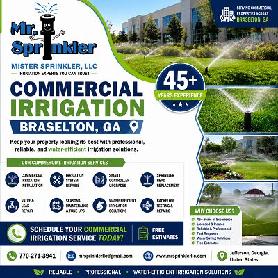 New York, Business, Commercial Irrigation Braselton, GA