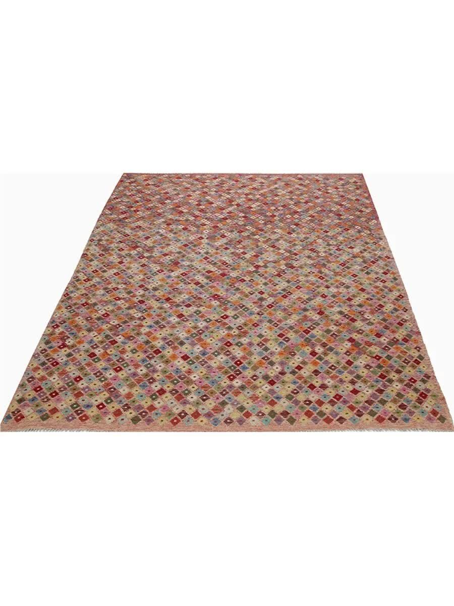 New York, Furniture, USD 760,  7x9 Red Turkish Kilim Area Rug In DFW TX
