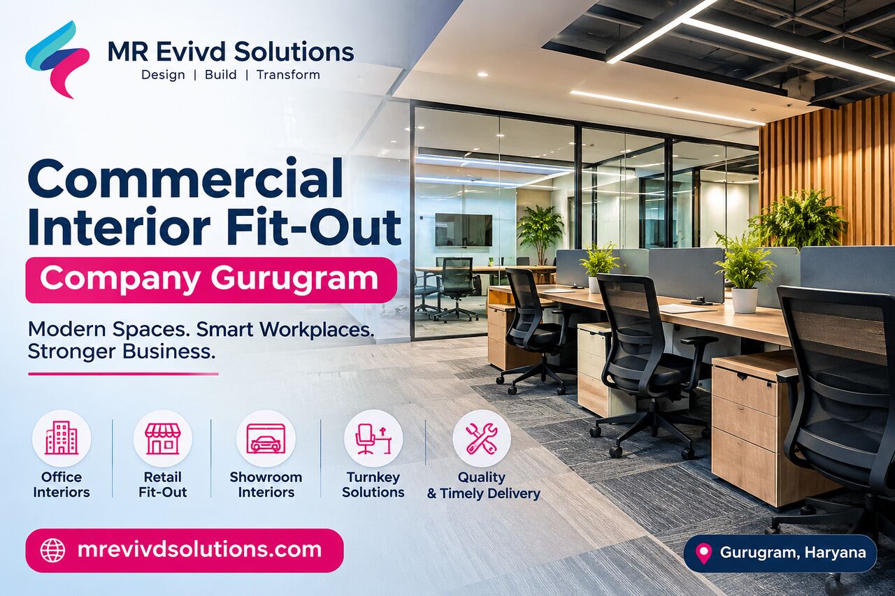 Gurugram, Business, MR Evivd Solutions | Commercial Interior Fit-Out Gurugram