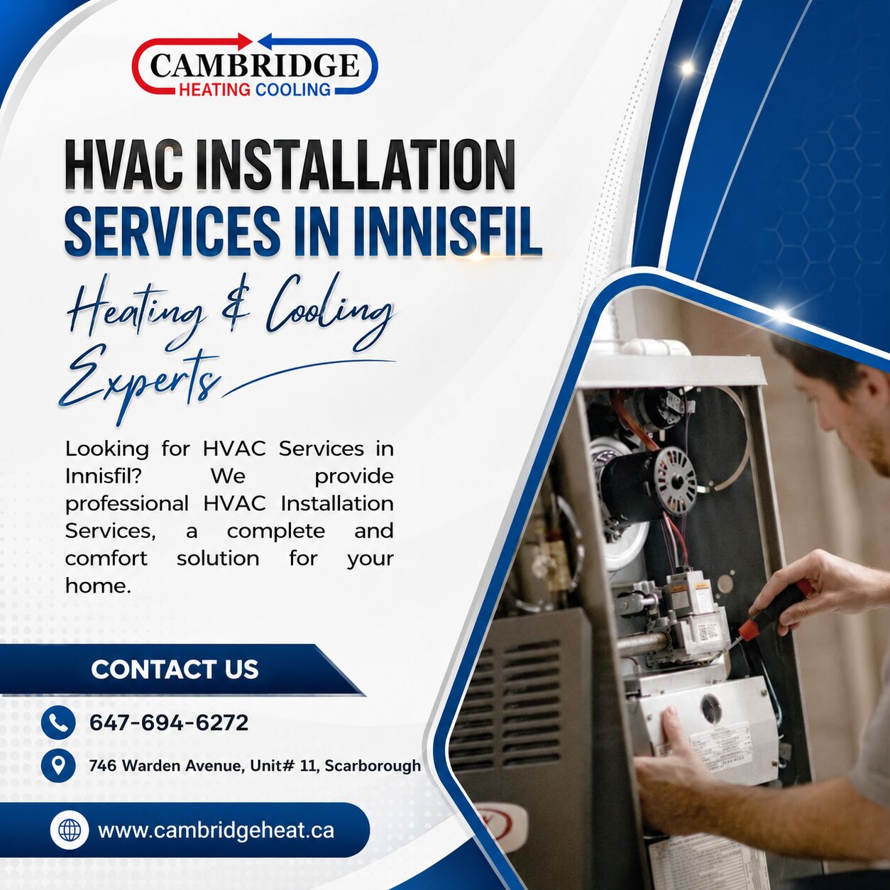 Toronto, Appliance Repair, HVAC Installation Services In Innisfil | Heating & Cooling Experts