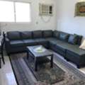 SAR 1100,  7 Seater L - Shaped Sofa Set And Center Table Neat & Clean For Sale