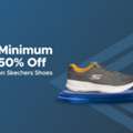 INR 1240,  50% Off @ Skechers Shoes