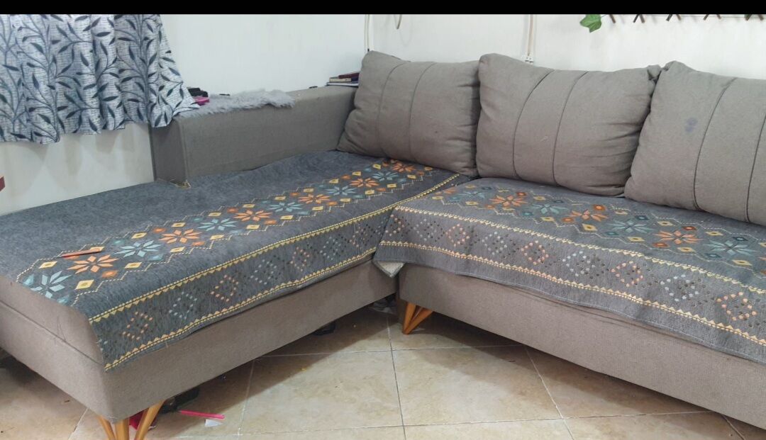 Thuqbah, Furniture, SAR 550,  L Shape Sofa  Sofa Cum Bed