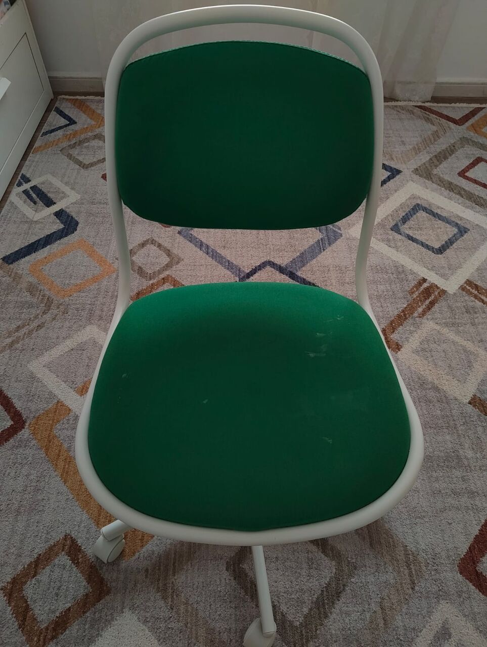 Al Aziziyah, Furniture, SAR 520,  IKEA Computer Table-Study Table-Desk And Computer Chair FREE GLASS TOP FOR TABLE PROTECTIO