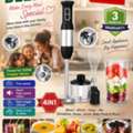 BHD 10,  4-in-1 Hand Blender &ndash; 10 BD !  Perfect For Smoothies, Juices, Soups, Sauces, Whipping Etc