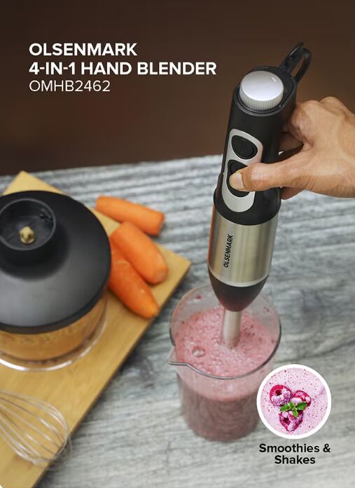 Riffa, Appliances, BHD 10,  4-in-1 Hand Blender &ndash; 10 BD !  Perfect For Smoothies, Juices, Soups, Sauces, Whipping Etc