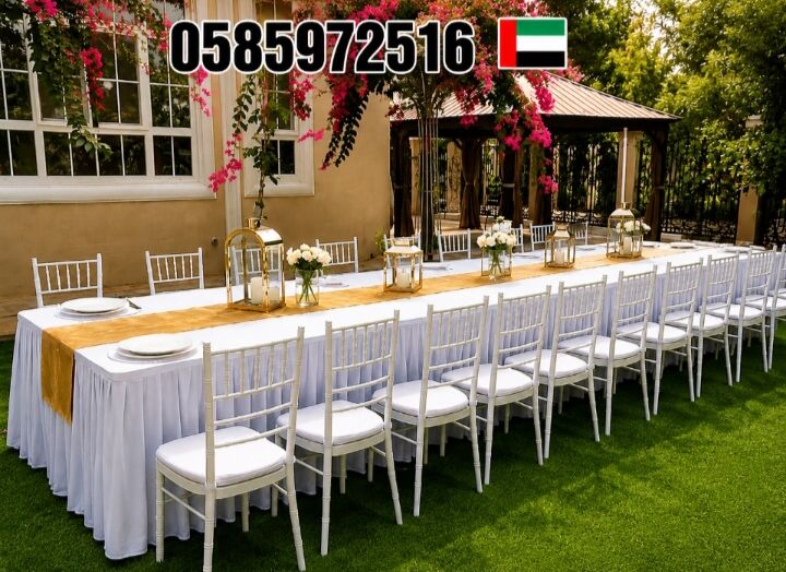 Dubai, Event Planning, تأجير كراسي وطاولات فاخرة في دبي لجميع الم
