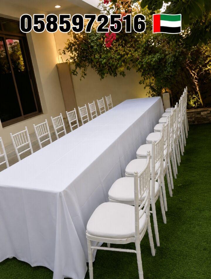 Dubai, Event Planning, تأجير كراسي وطاولات فاخرة في دبي لجميع الم