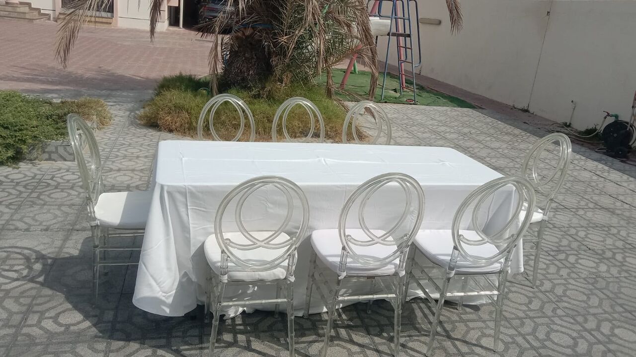 Sharjah, Event Planning, أفضل تأجير كراسي وطاولات للحفلات والمناس