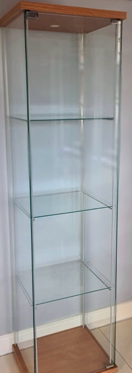 Riyadh, Furniture, SAR 175,  Ikea Glass Cabinet