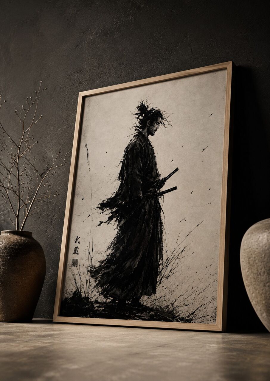 Khobar, Household Items, SAR 300,  Monochrome Semurai Art Piece.
