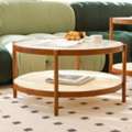 USD 124,  Shop Luxury Round Coffee Table | Modern Storage Design
