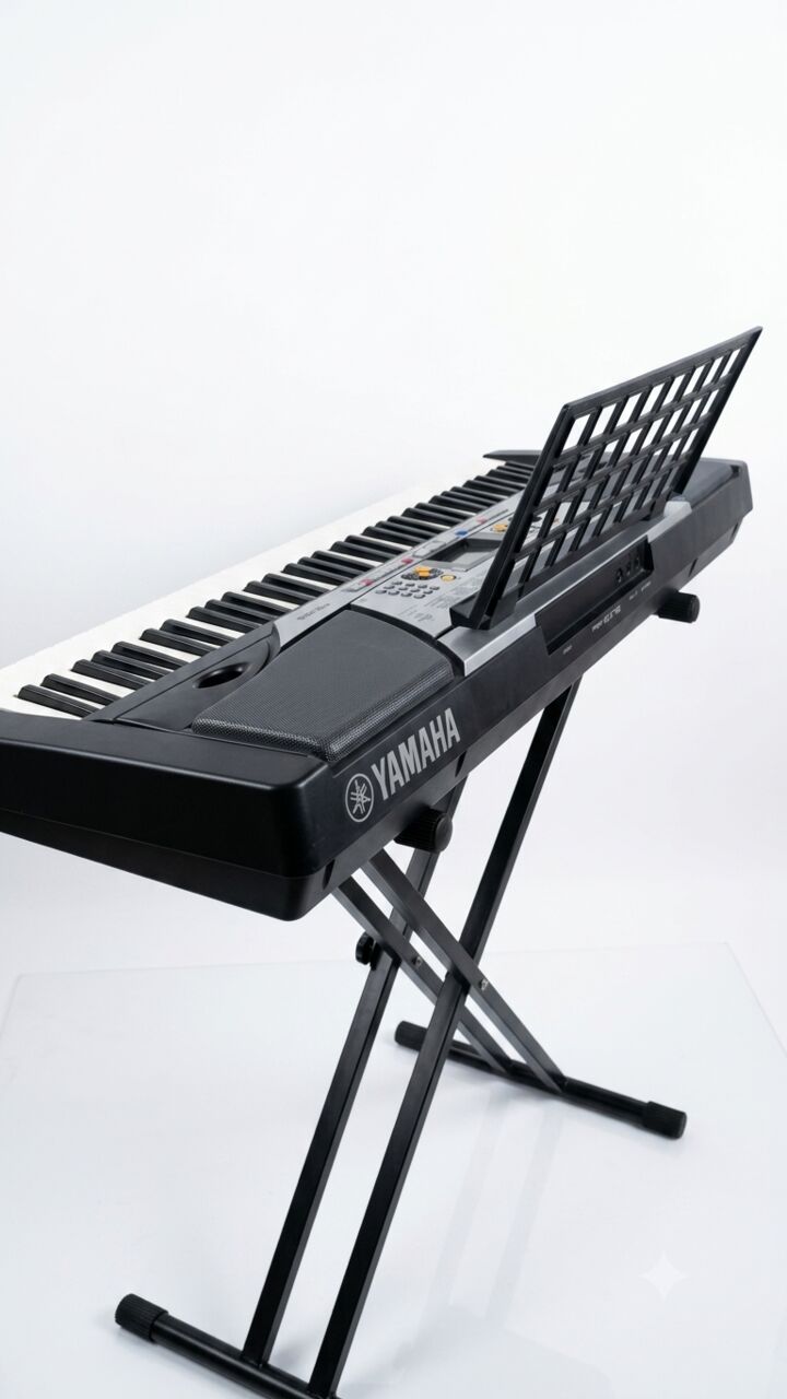 Dammam, Musical Instruments, SAR 700,  Yamaha PSR-GX76 76-Key Keyboard + Adjustable Stand + Original Adapter | Excellent Conditio