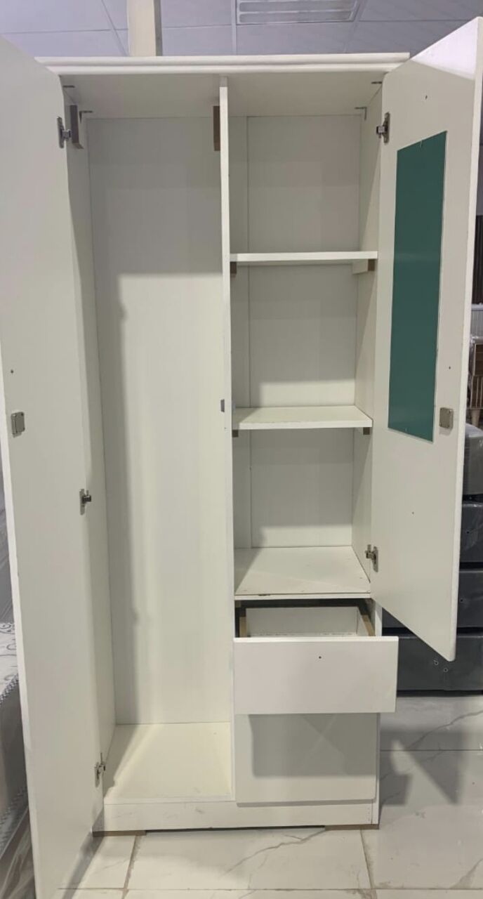 Riyadh, Furniture, SAR 180,  Wardrobe Two Door For Sale And Small Side Table