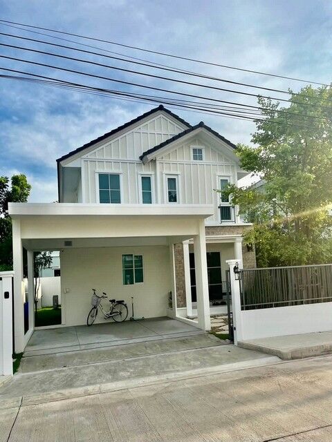 Bangkok, Villas, THB 62000,  50 Sq. Feet,  2-story Detached House For Rent, 50 Sq M, 3 Bedrooms, Villaggio 2 Srinakarin-Bangna. Near